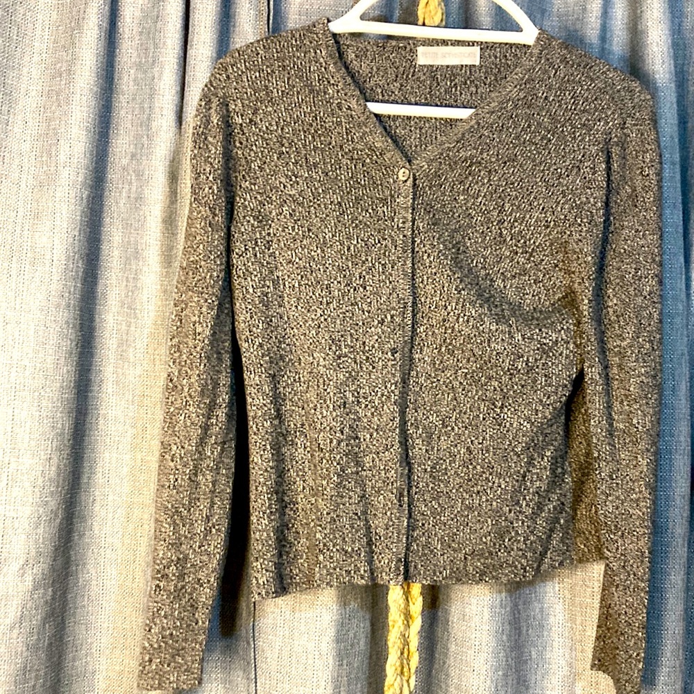 Soft button sweater